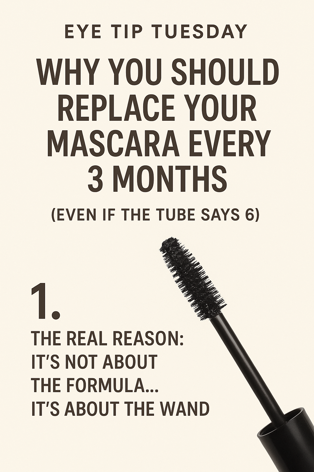 Why You Should Replace Your Mascara Every 3 Months (Even If the Tube Says 6)